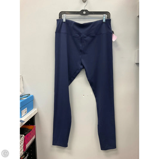 Athletic Leggings By Iuga In Navy, Size: 2x