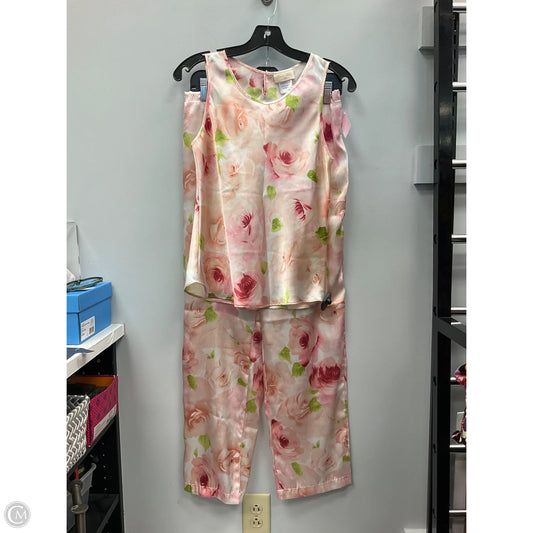 Pajamas 2pc By Inner Most In Floral Print, Size: S