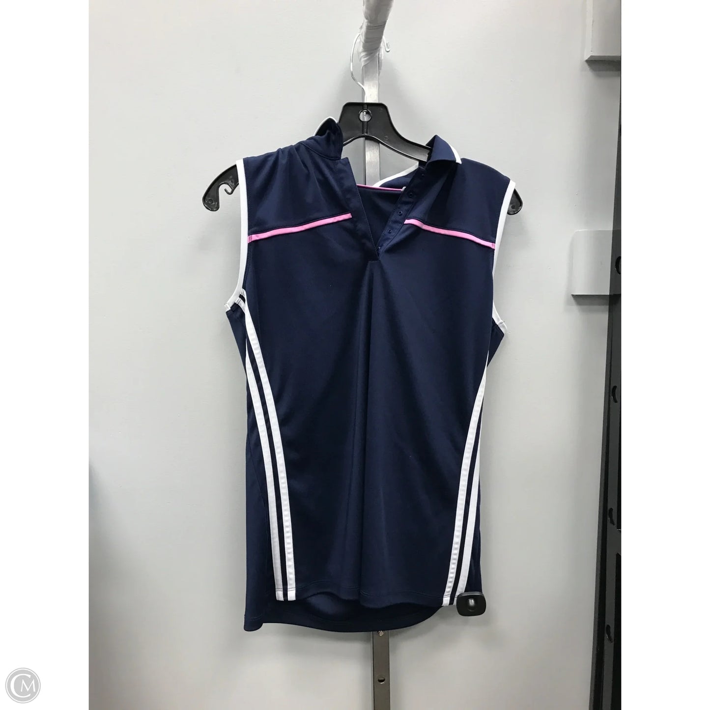 Athletic Tank Top By Callaway In Navy, Size: L