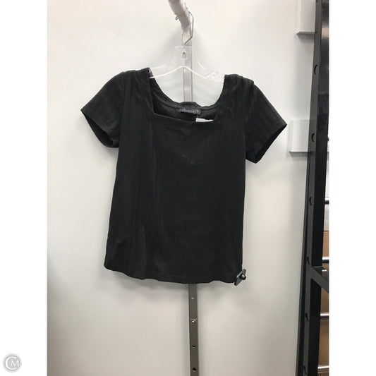 Top Short Sleeve By Sanctuary In Black, Size: S