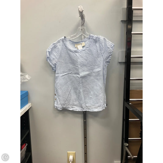 Top Short Sleeve By Cynthia Rowley In Blue, Size: S