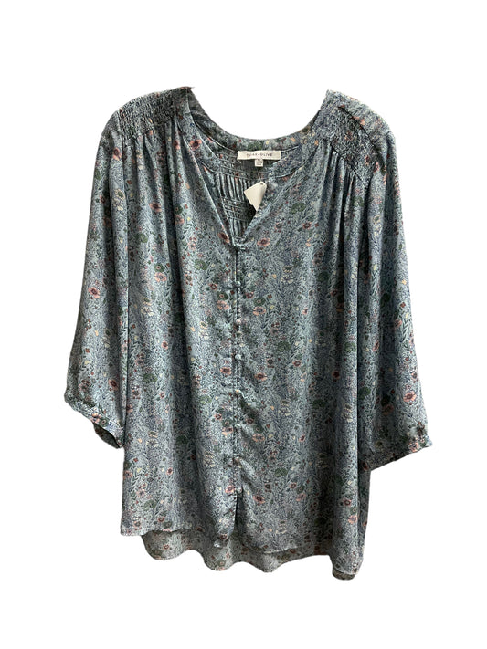 Top 3/4 Sleeve By Rose And Olive  Size: 1x