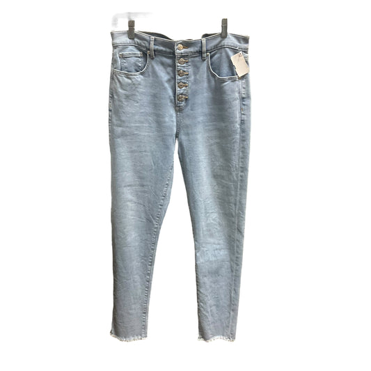 Jeans Straight By Loft In Blue Denim, Size: 10