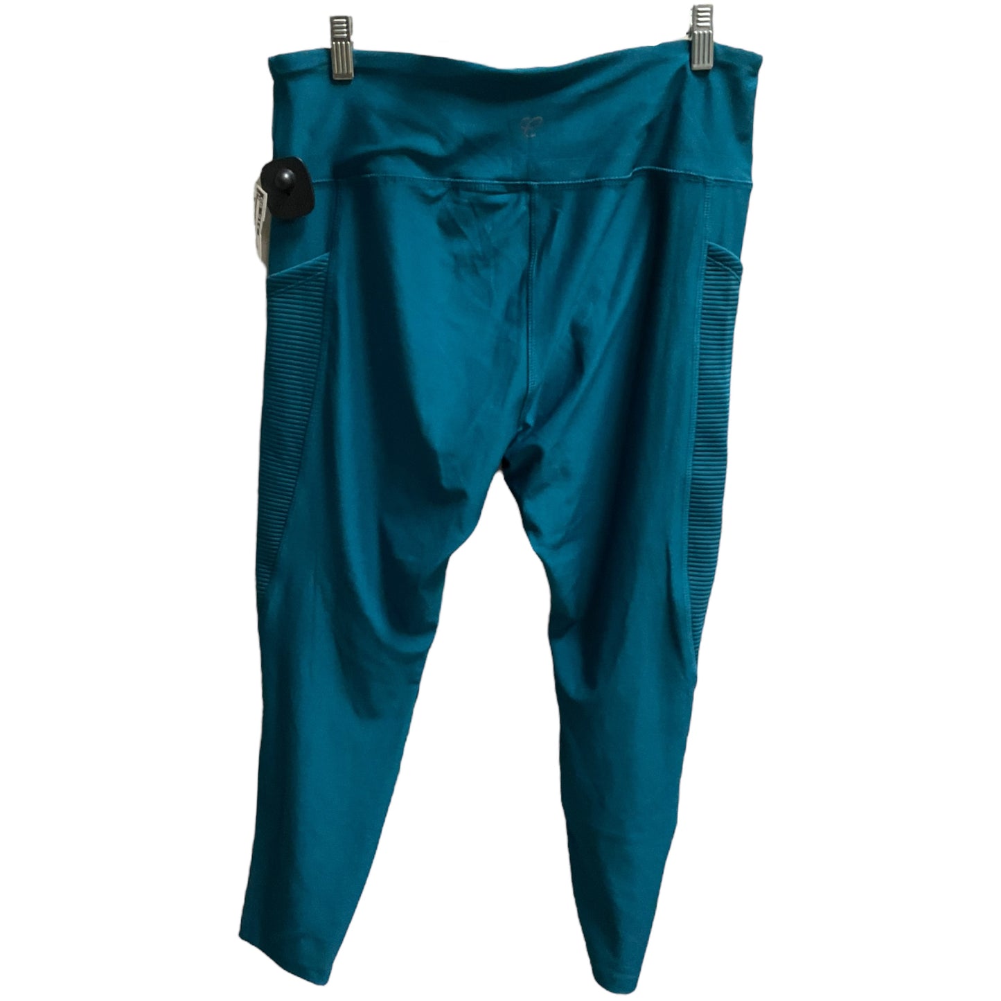 Athletic Leggings By Cali Active In Teal, Size: Xl