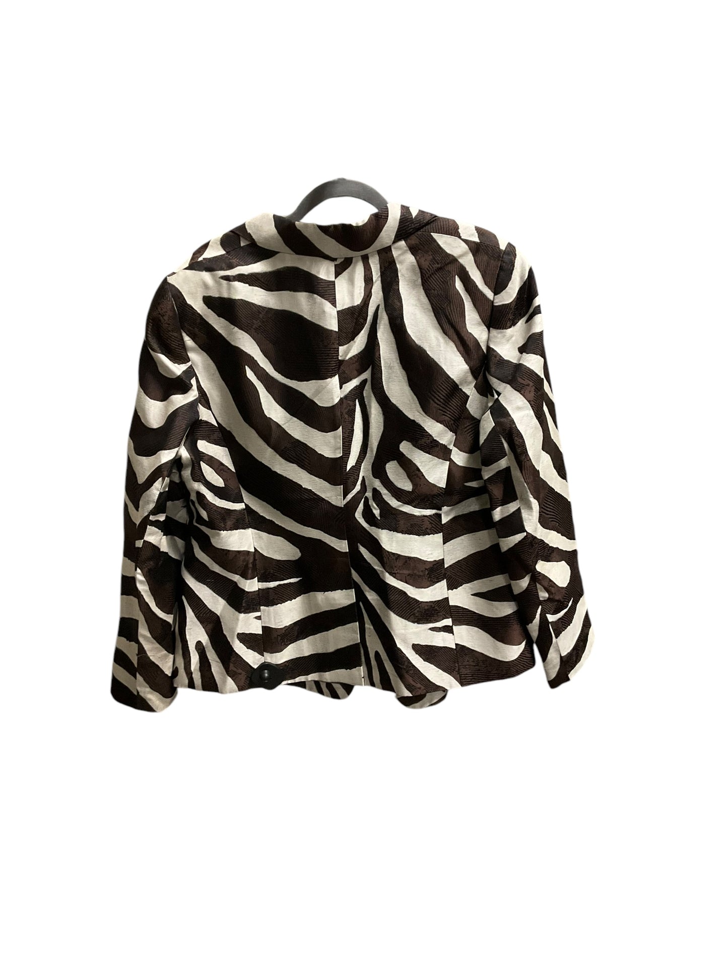 Blazer By Escada In Animal Print, Size: 14