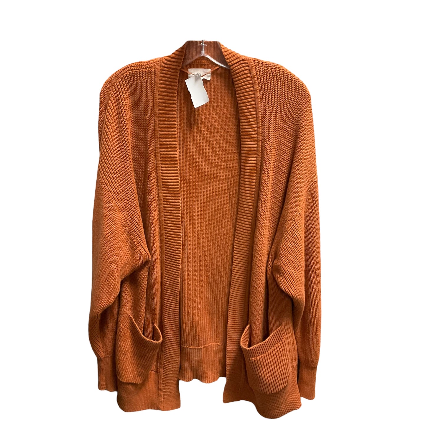 Cardigan By Lou And Grey In Orange, Size: M