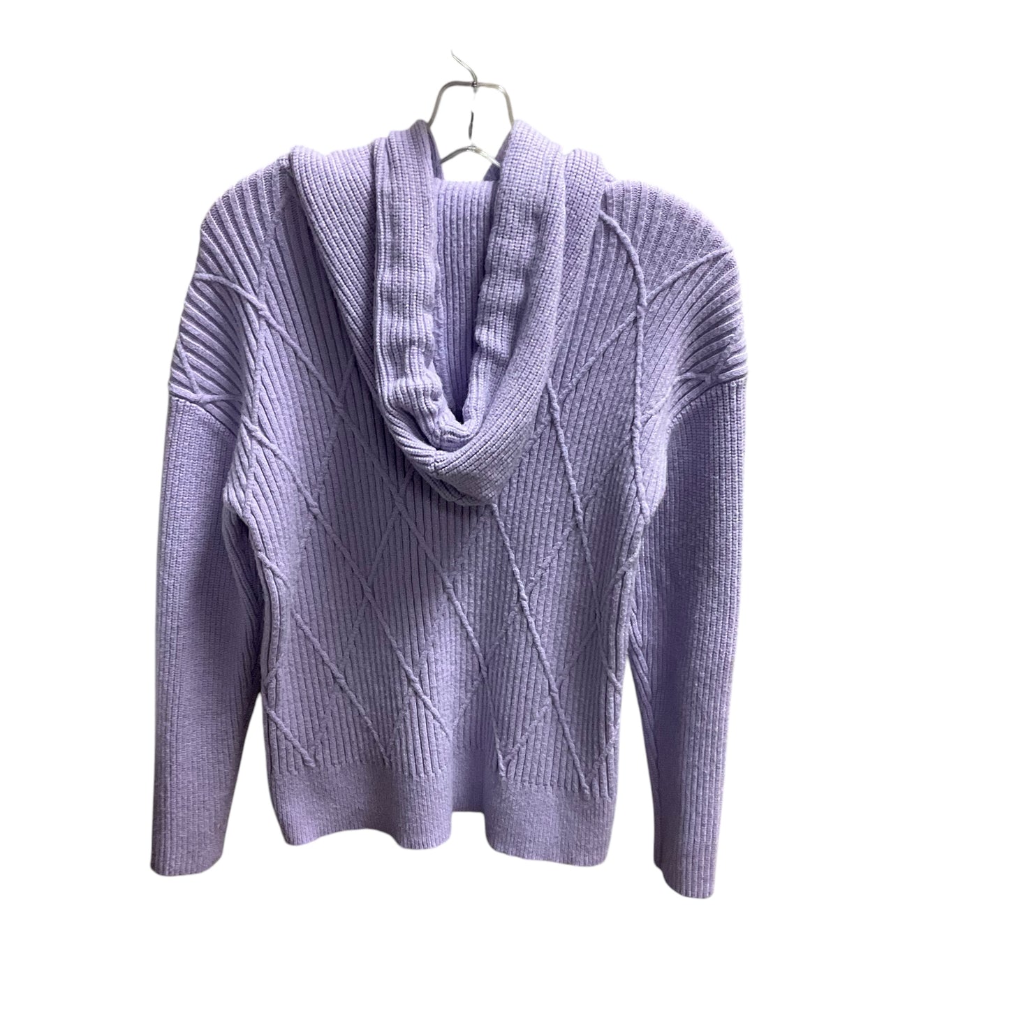 Sweater By Ann Taylor In Purple, Size: Petite Xxs