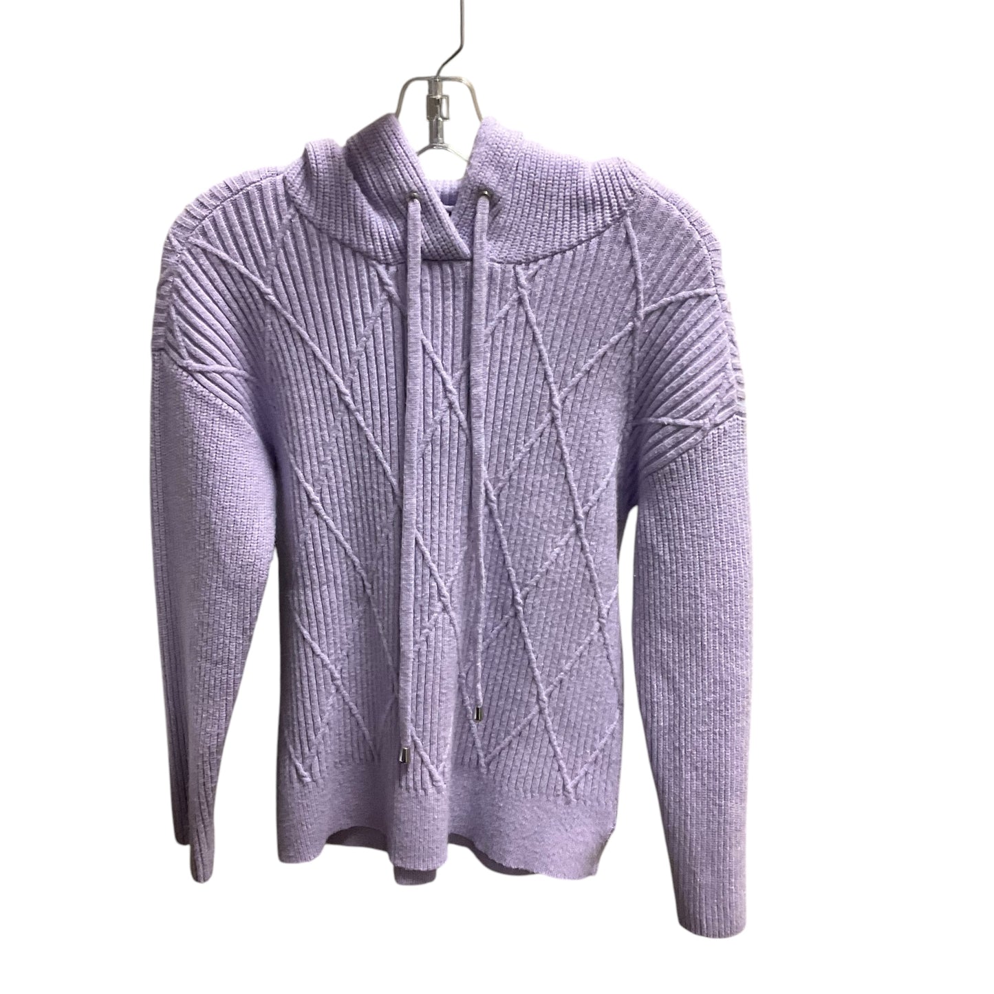 Sweater By Ann Taylor In Purple, Size: Petite Xxs