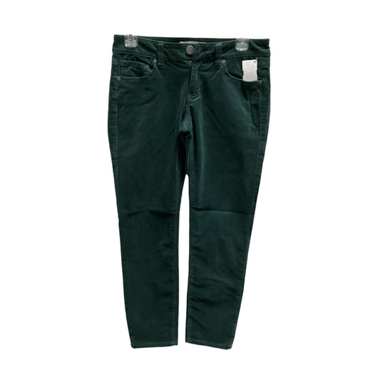 Jeans Straight By Cabi In Green, Size: 2