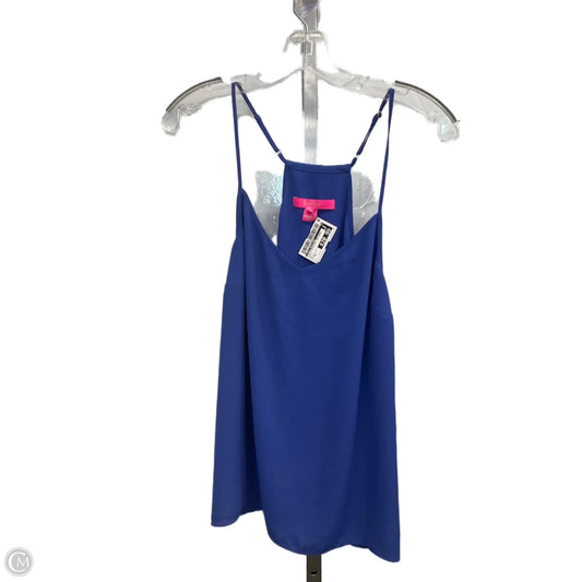 Top Sleeveless Designer By Lilly Pulitzer In Blue, Size: M