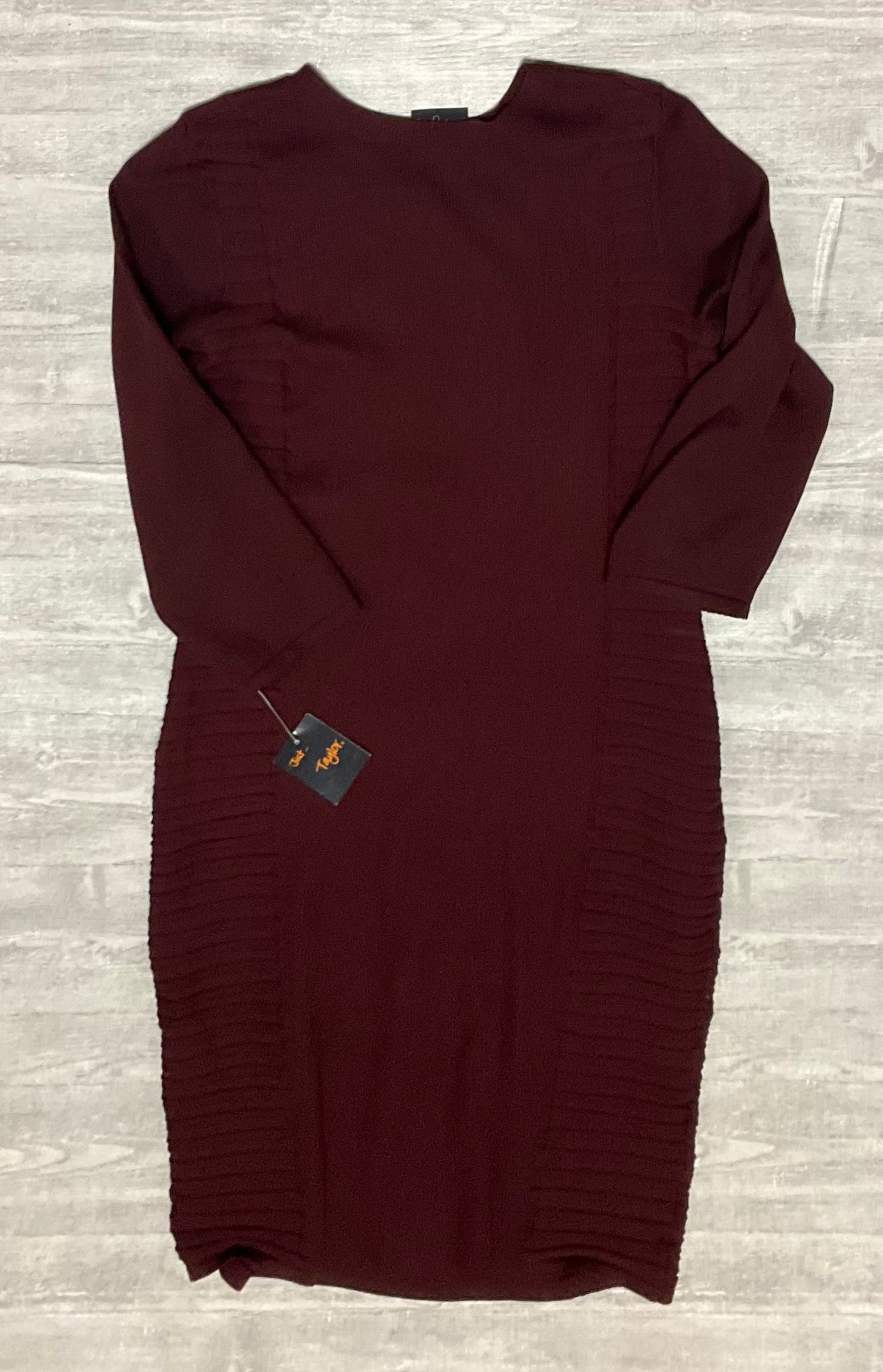 Dress Casual Short By Just Taylor In Maroon, Size: Xl