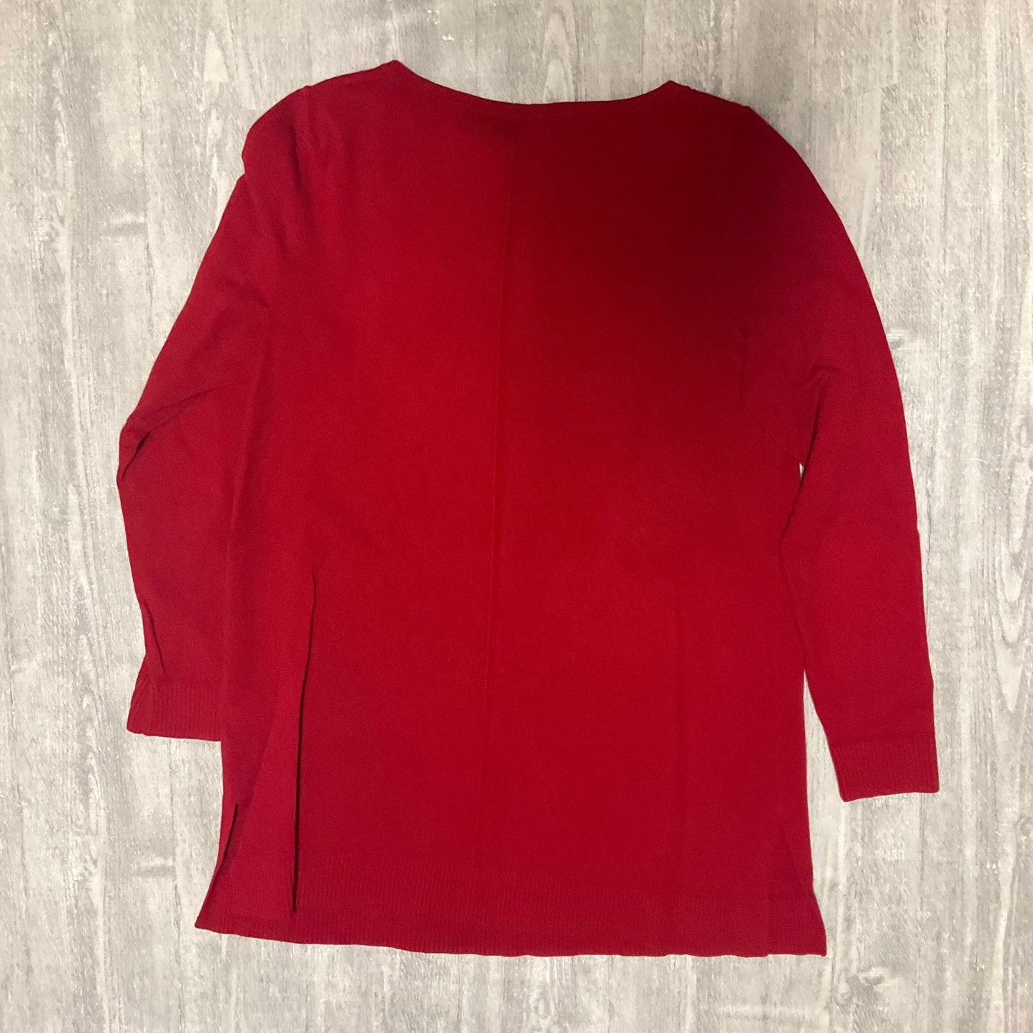 Top Long Sleeve By J. Jill In Red, Size: S