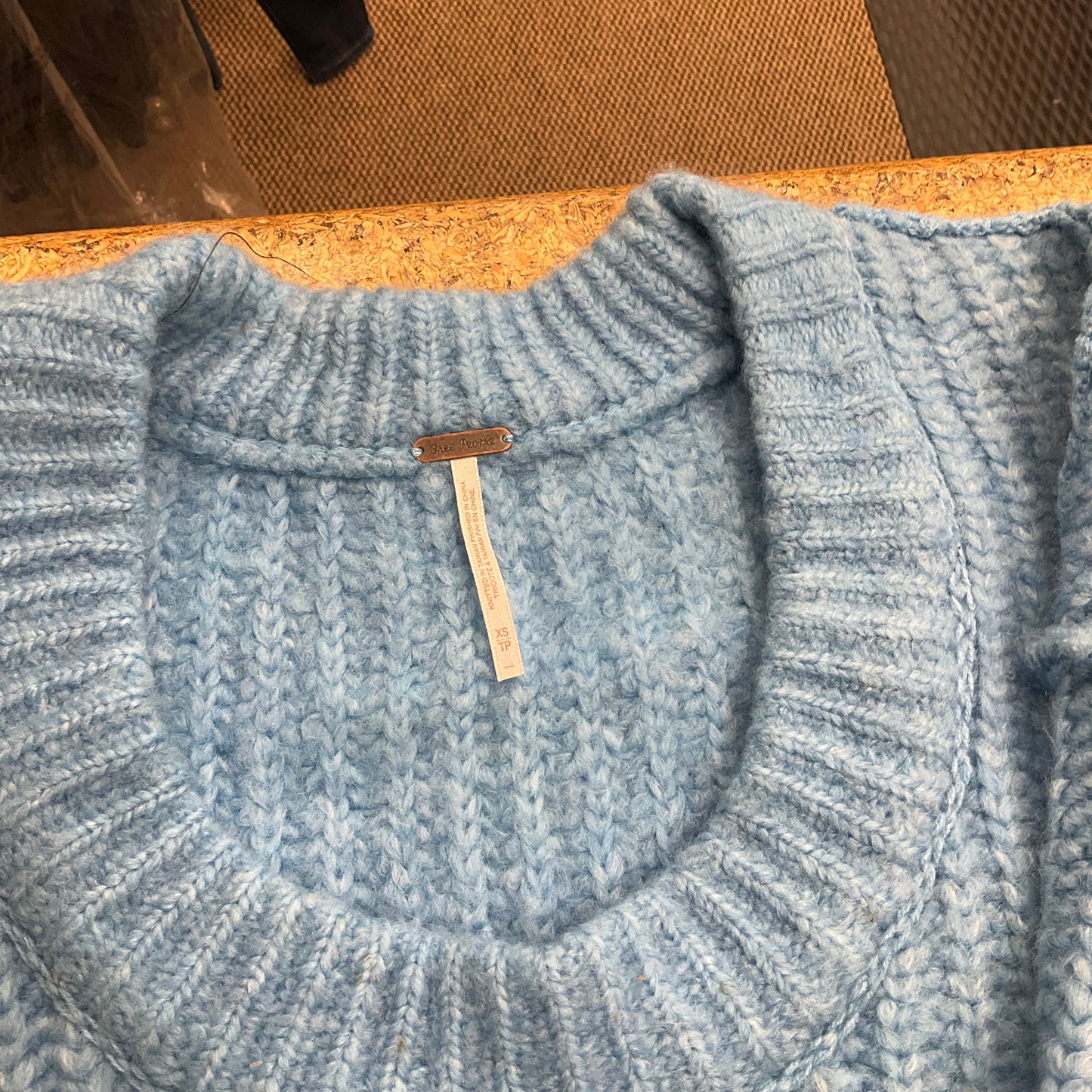 Sweater By Free People In Blue, Size: Xs