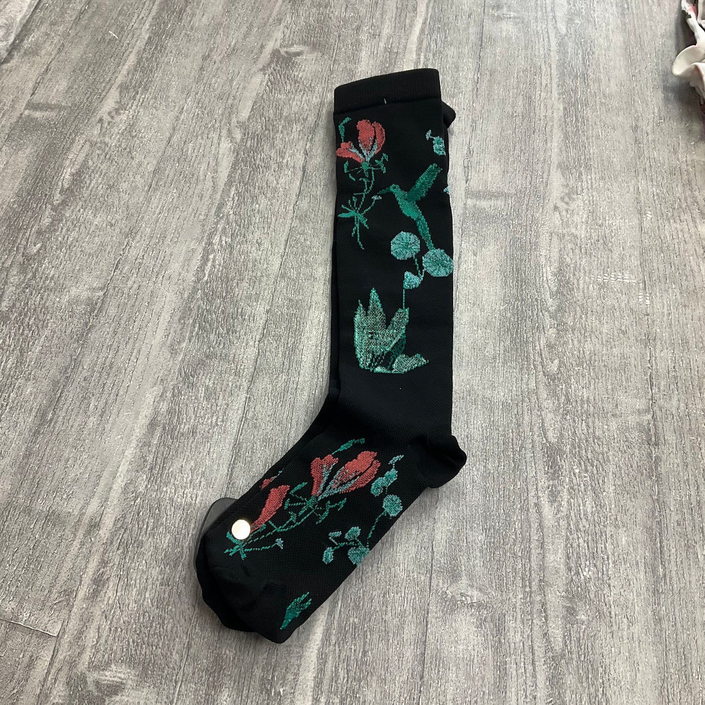 Socks By Clothes Mentor In Floral Print, Size: 0