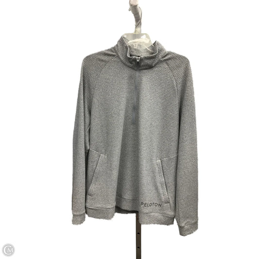Athletic Jacket By Lululemon In Grey, Size: L