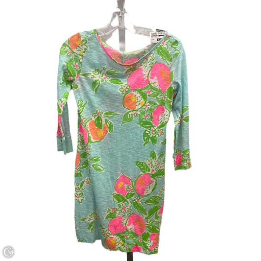 Dress Casual Short By Lilly Pulitzer In Blue & Green, Size: Xs