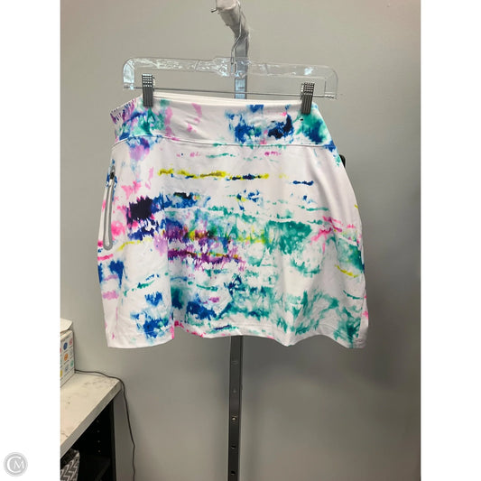 Athletic Skort By Fila In Tie Dye Print, Size: Xl