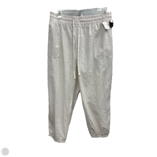 Pants Linen By Loft In Beige, Size: Xl