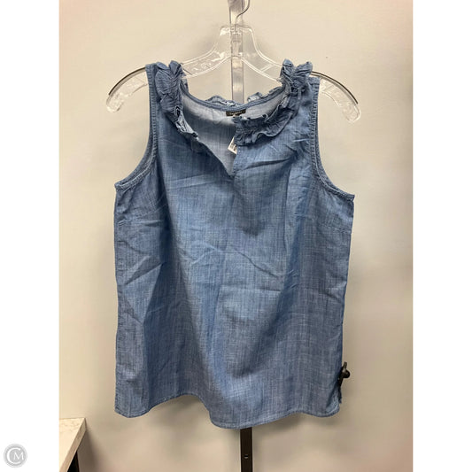 Top Sleeveless By Talbots In Blue, Size: S