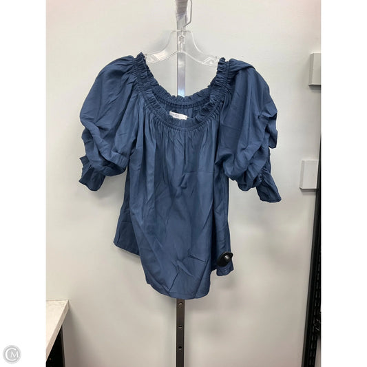 Top Short Sleeve By Clothes Mentor In Blue, Size: S