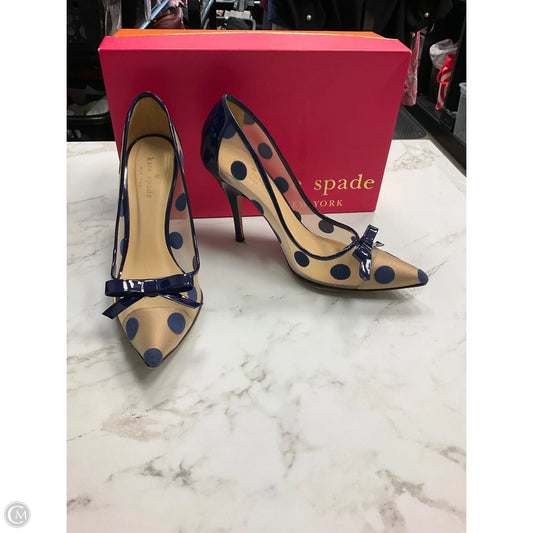 Shoes Designer By Kate Spade In Polkadot Pattern, Size: 7.5