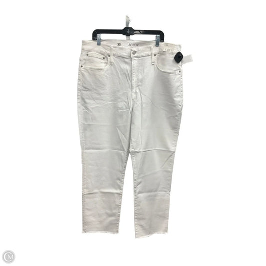 Jeans Boyfriend By J. Crew In White, Size: 18