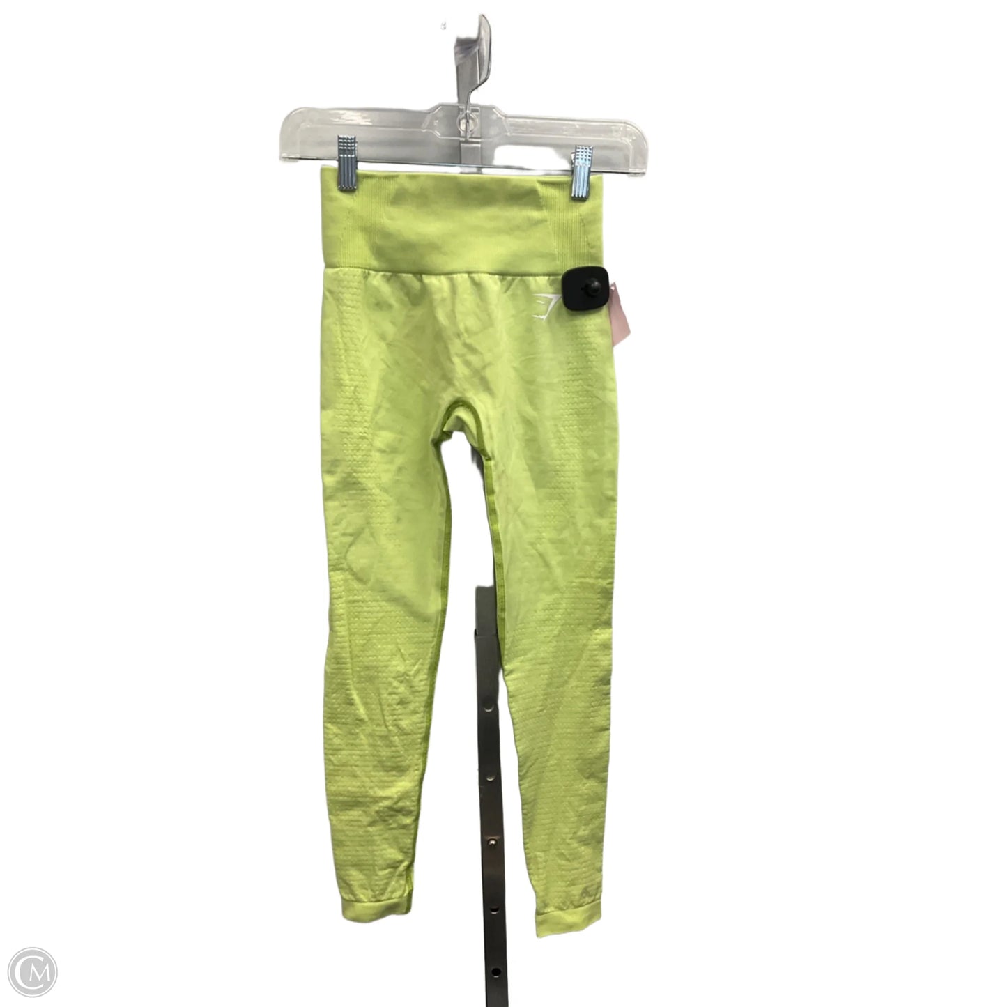Athletic Leggings By Gym Shark In Green, Size: 0