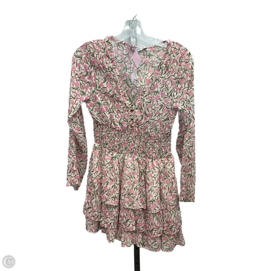 Dress Party Short By Zara In Floral Print, Size: Xs