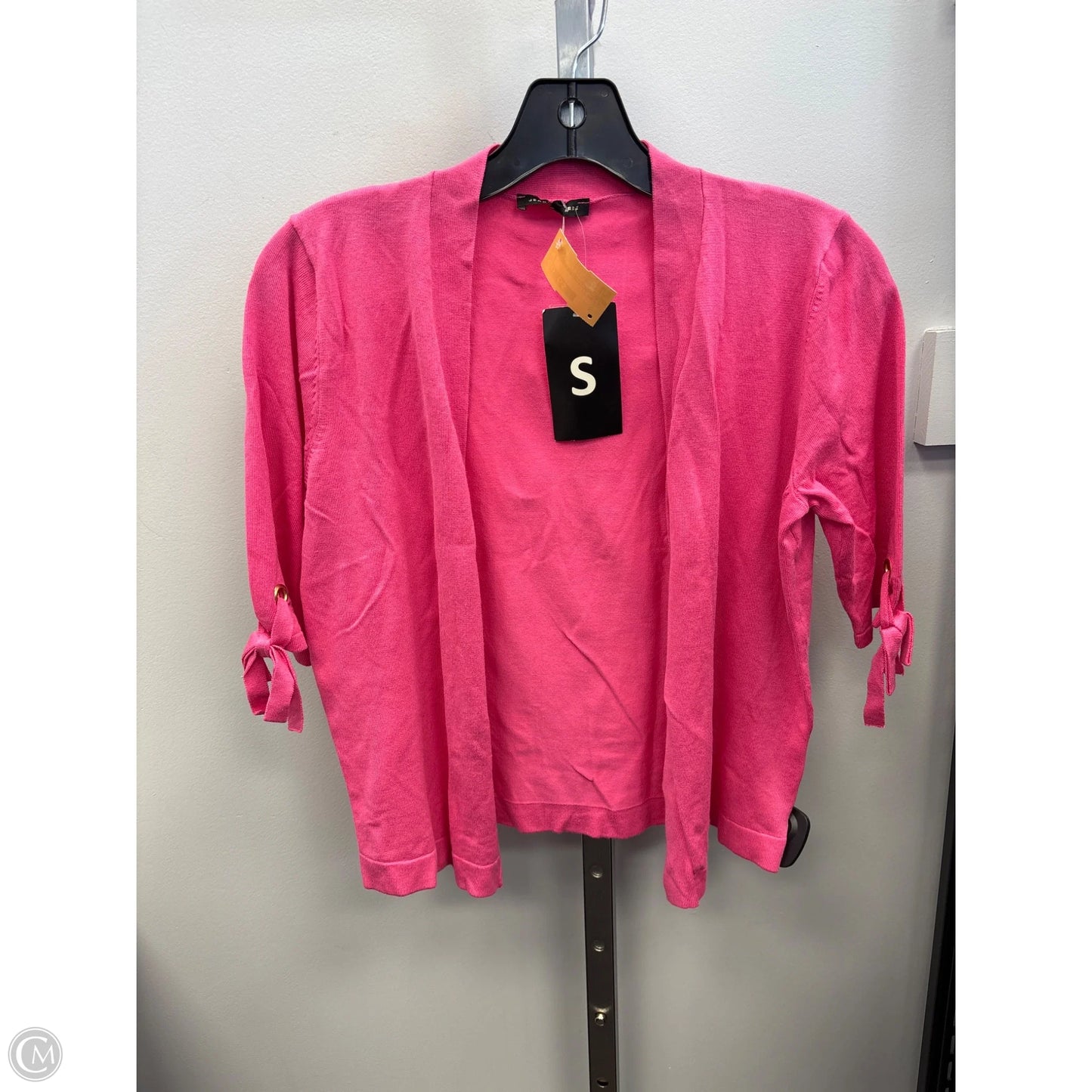 Sweater Short Sleeve By Jeanne Pierre In Pink, Size: S