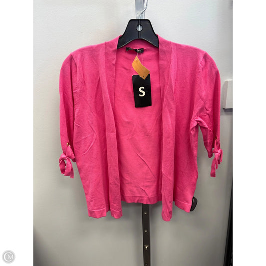 Sweater Short Sleeve By Jeanne Pierre In Pink, Size: S