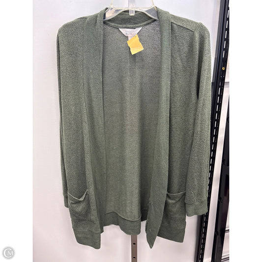 Sweater Cardigan By Market & Spruce In Green, Size: M