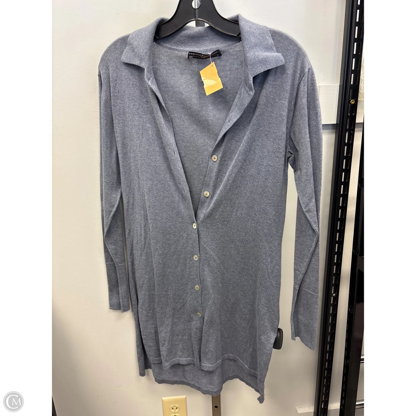 Dress Sweater By Peruvian Connection In Blue, Size: S