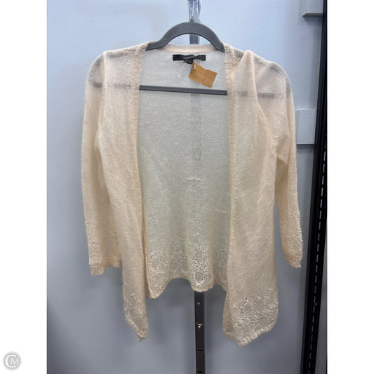 Sweater Cardigan By Express In Cream, Size: M