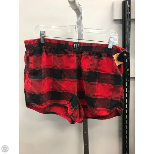 Pajama Pants By Gap In Plaid Pattern, Size: L