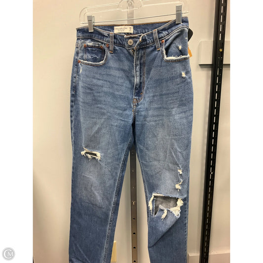 Jeans Skinny By Abercrombie And Fitch In Blue, Size: 6
