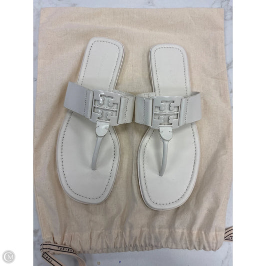 Sandals Designer By Tory Burch In White, Size: 8