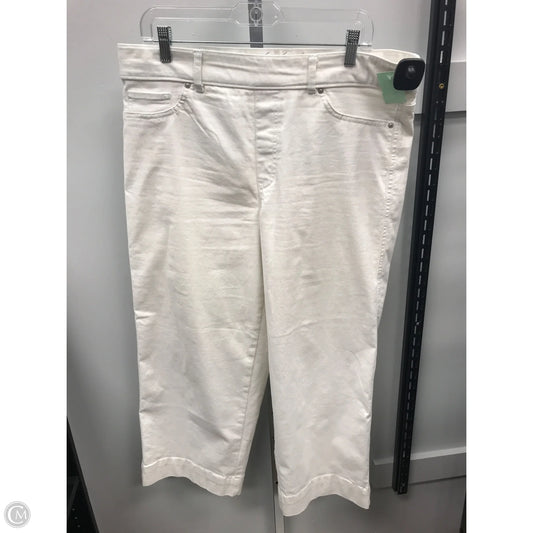 Jeans Wide Leg By Gloria Vanderbilt In White, Size: 14