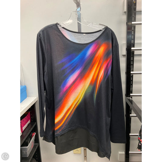 Top Long Sleeve By Clothes Mentor In Multi-colored, Size: Xl