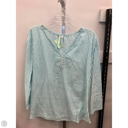 Top Long Sleeve By Grand And Greene In Striped Pattern, Size: Xl