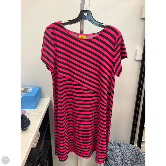 Dress Casual Midi By Ruby Rd In Striped Pattern, Size: M