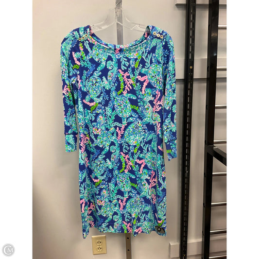Dress Designer By Lilly Pulitzer In Blue & Green, Size: S