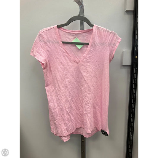 Top Short Sleeve Designer By Lilly Pulitzer In Pink, Size: Xs