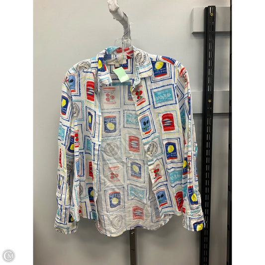 Top Long Sleeve By Loft In Multi-colored, Size: Xs