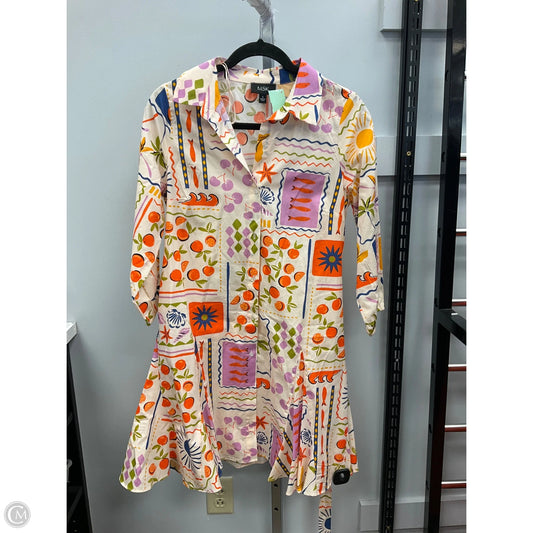 Dress Casual Midi By Msk In Multi-colored, Size: S
