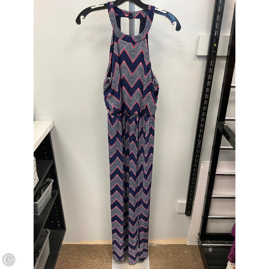 Dress Casual Maxi By Clothes Mentor In Blue & Pink, Size: S