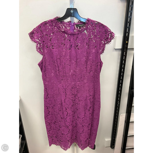 Dress Casual Midi By Clothes Mentor In Purple, Size: L
