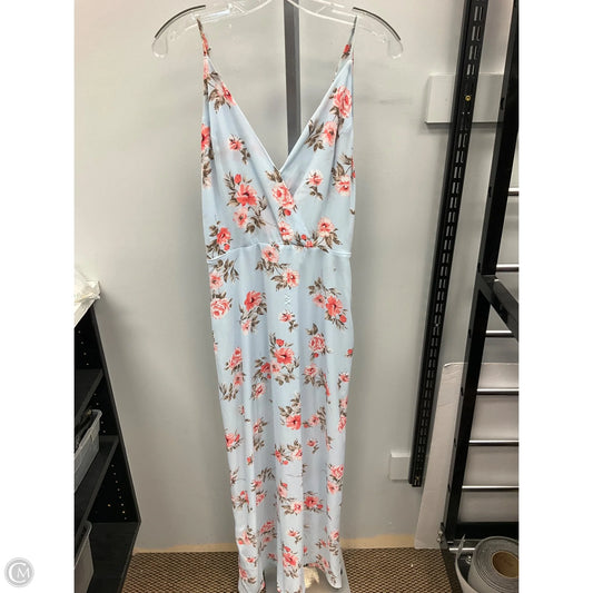 Dress Casual Maxi By Lush In Blue, Size: M