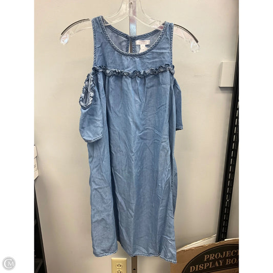 Top Short Sleeve By Lc Lauren Conrad In Blue, Size: M