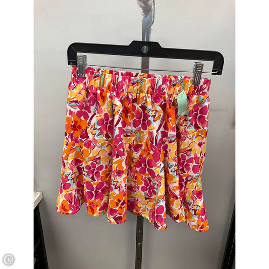 Skirt Mini & Short By Kori America In Floral Print, Size: S