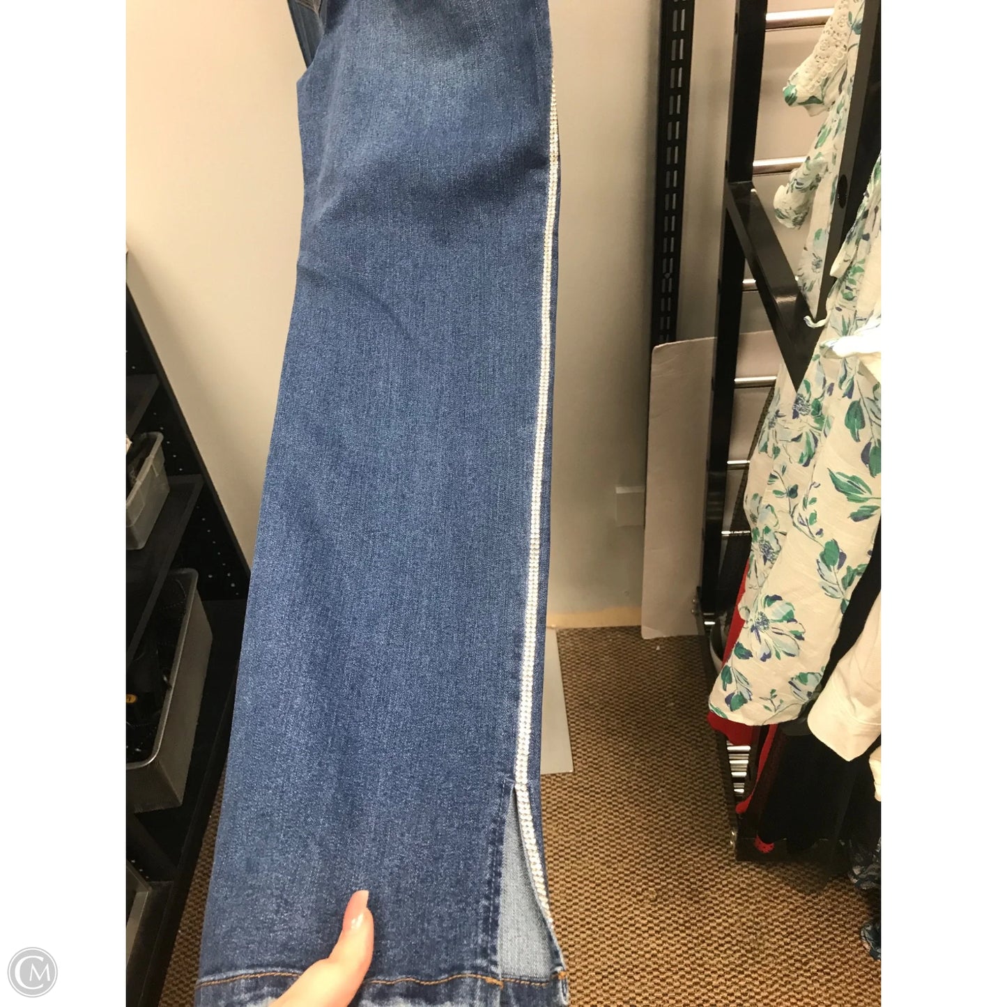 Jeans Flared By Sofia By Sofia Vergara In Blue, Size: 10